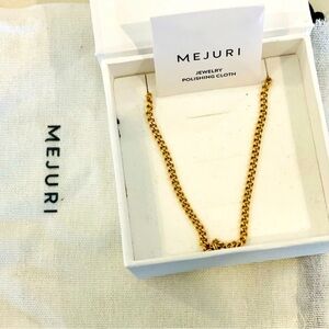 Mejuri curb chain necklace